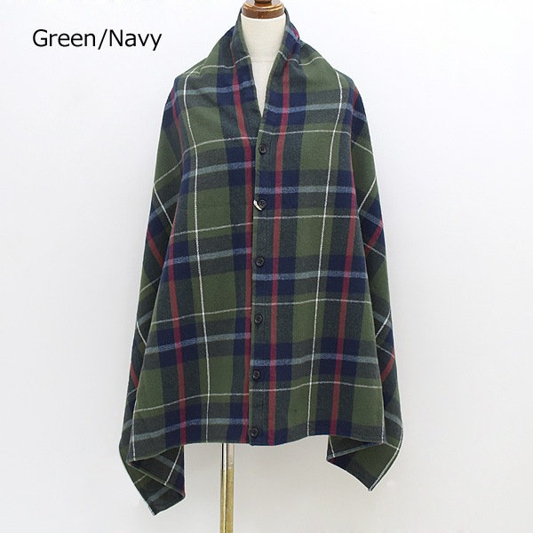 ENGINEERED GARMENTS 󥸥˥ɥ ʻեͥ ܥ󥷥硼 Button Shawl - Big Plaid Hv Flannel LN323 ǥ  ˥å̵