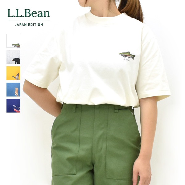 �ڥ�����/30%OFF��L.L.Bean Japan Edition ���륨��ӡ��� ����ѥ󥨥ǥ������ Morrill Short Sleeve Chest Graphic Tee ���� ���ݥ���ȥץ���T����� 6275-4141 ��ǥ������ڥ���å��ݥ��Ȳġۡ�26 SUMMER SALE�ۡ����ʡ����Բġ�