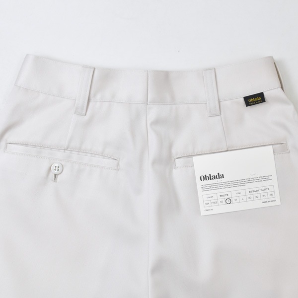 ��26FW��Oblada ���֥�� STEADY PANTS ���ƥǥ��ѥ�� ���󥿡��ץ쥹 ����å��� F2610PT01 ��ǥ�����������̵����