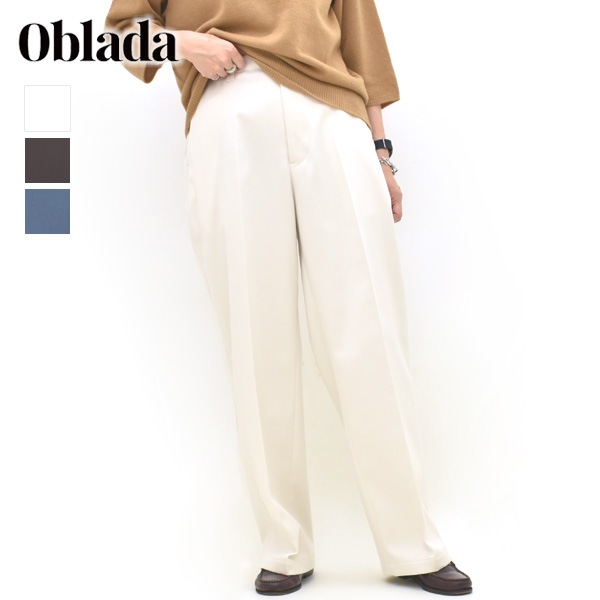 ��26FW��Oblada ���֥�� STEADY PANTS ���ƥǥ��ѥ�� ���󥿡��ץ쥹 ����å��� F2610PT01 ��ǥ�����������̵����