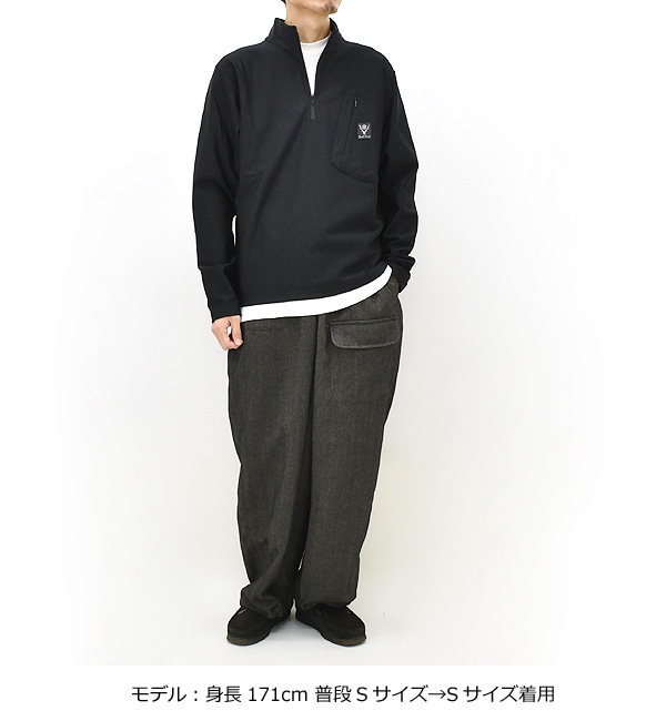 ڥ/20%OFFۡ24AWSouth2 West8 ġȥ Zipped Pullover Scouting Shirt -N/PE/PU Tricot Jersey- åץץ륪С 㡼 PU530̵ۡ25SUMMER SALEۡʡԲġ