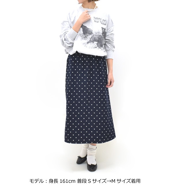 ��26SS��Oblada ���֥�� DOT EASY SKIRT �ɥå� �������� �������� S2610SK01 ��ǥ�����������̵����
