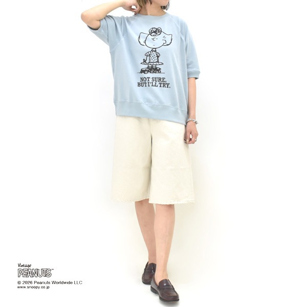 THE SHINZONE ���󥾡��� PEANUTS HALF SLEEVE SWEAT SHIRT �ԡ��ʥå� �������å�T����� 26MMSCU17 ��ǥ�����������̵����