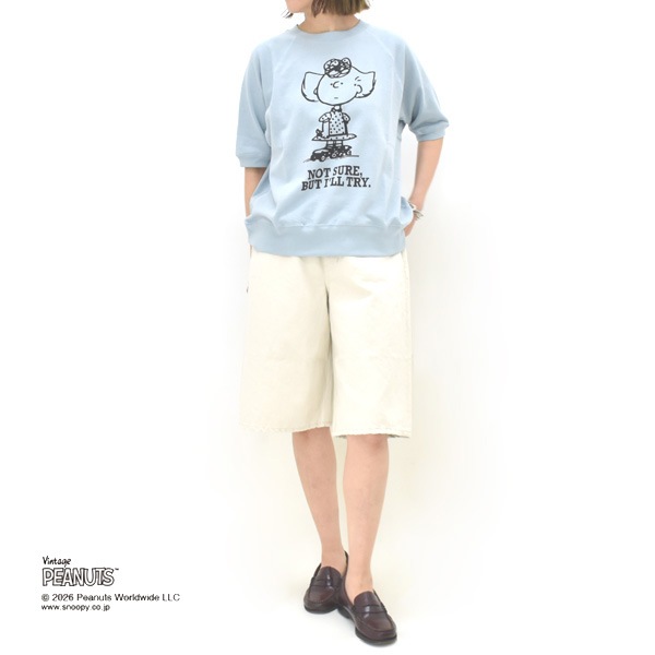 THE SHINZONE ���󥾡��� PEANUTS HALF SLEEVE SWEAT SHIRT �ԡ��ʥå� �������å�T����� 26MMSCU17 ��ǥ�����������̵����