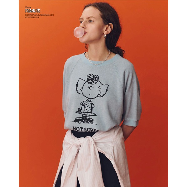 THE SHINZONE ���󥾡��� PEANUTS HALF SLEEVE SWEAT SHIRT �ԡ��ʥå� �������å�T����� 26MMSCU17 ��ǥ�����������̵����