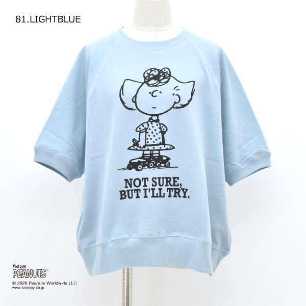 THE SHINZONE ���󥾡��� PEANUTS HALF SLEEVE SWEAT SHIRT �ԡ��ʥå� �������å�T����� 26MMSCU17 ��ǥ�����������̵����