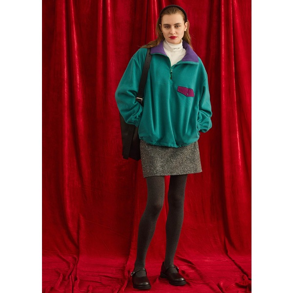 ��26FW��Oblada ���֥�� FLEECE TOPS �ե꡼�� �ϡ���ZIP�ץ륪���С� F2610CU09 ��ǥ�����������̵���ۡ�ͽ���