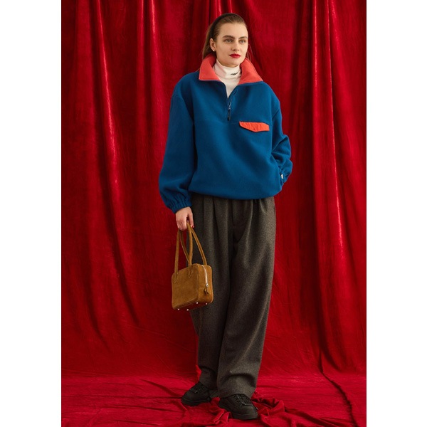 ��26FW��Oblada ���֥�� FLEECE TOPS �ե꡼�� �ϡ���ZIP�ץ륪���С� F2610CU09 ��ǥ�����������̵���ۡ�ͽ���