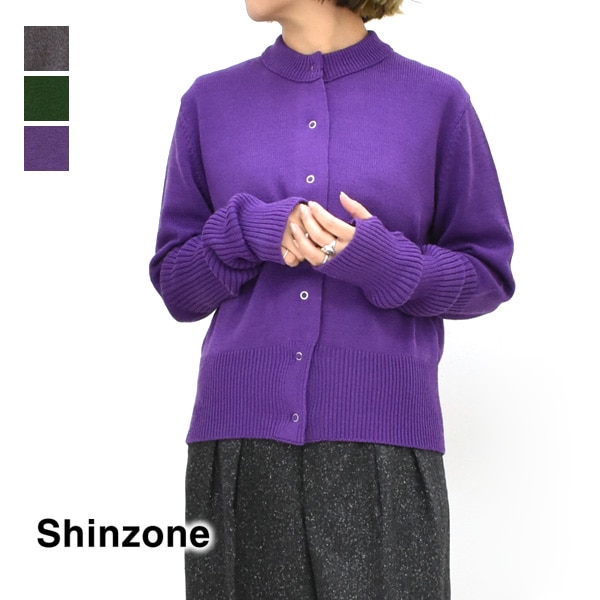 24SSTHE SHINZONE 󥾡 LONG RIB CARDIGAN 󥰥֥ǥ 23AMSNI05ڥ֥å/󥸡̵ۡ