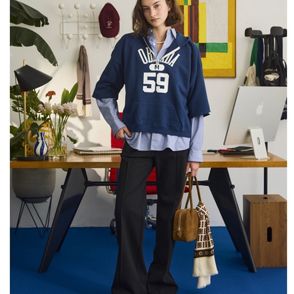 ��26SS��Oblada ���֥�� HALF ZIP HOODIE �ϡ��� ���å� �ա��ǥ��� S2610CU05 ��ǥ�����������̵����