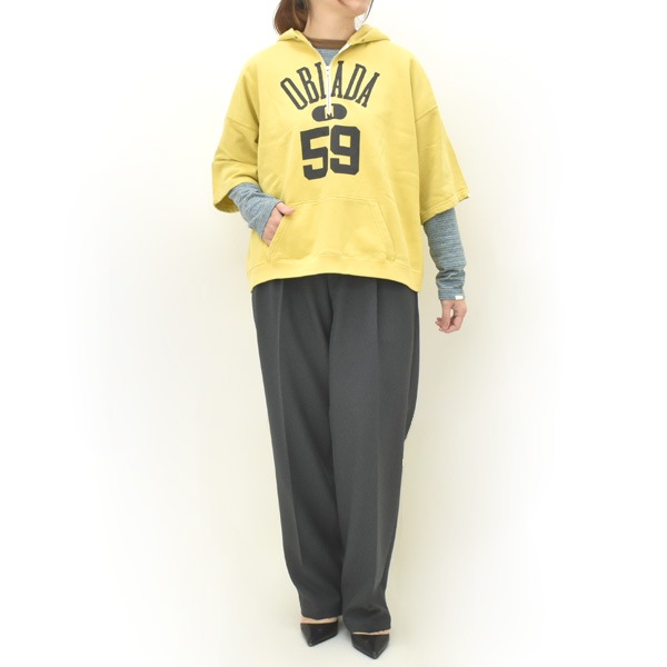 ��26SS��Oblada ���֥�� HALF ZIP HOODIE �ϡ��� ���å� �ա��ǥ��� S2610CU05 ��ǥ�����������̵����