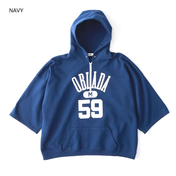 ��26SS��Oblada ���֥�� HALF ZIP HOODIE �ϡ��� ���å� �ա��ǥ��� S2610CU05 ��ǥ�����������̵����