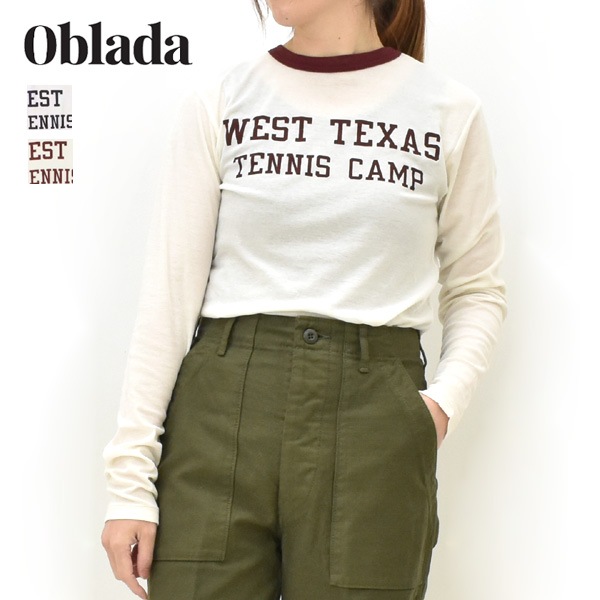 ��26SS��Oblada ���֥�� SHEER TEXAS LONG TEE ������ �ƥ����� ���� T����� S2610CU14 ��ǥ�����������̵����