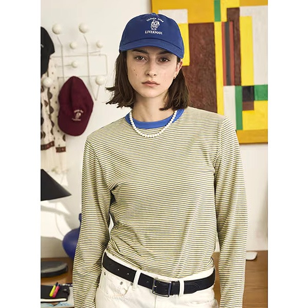 ��26SS��Oblada ���֥�� MULTI BORDER LONG TEE �ޥ�� �ܡ����� ���� T����� S2610CU16 ��ǥ�����������̵����