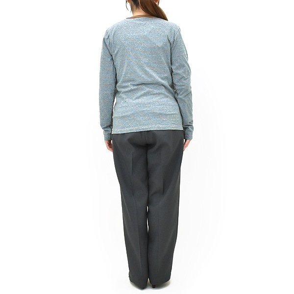 ��26SS��Oblada ���֥�� MULTI BORDER LONG TEE �ޥ�� �ܡ����� ���� T����� S2610CU16 ��ǥ�����������̵����