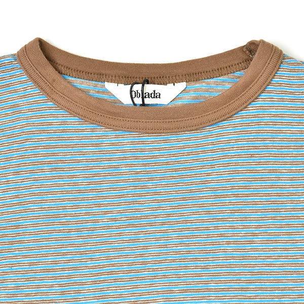 ��26SS��Oblada ���֥�� MULTI BORDER LONG TEE �ޥ�� �ܡ����� ���� T����� S2610CU16 ��ǥ�����������̵����