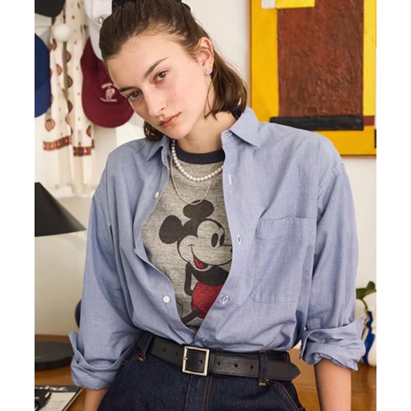 ��26SS��Oblada ���֥�� EOE AUTHENTIC SHIRT "EOE" ��������ƥ��å� ����� S2610SH10 ��ǥ�����������̵����