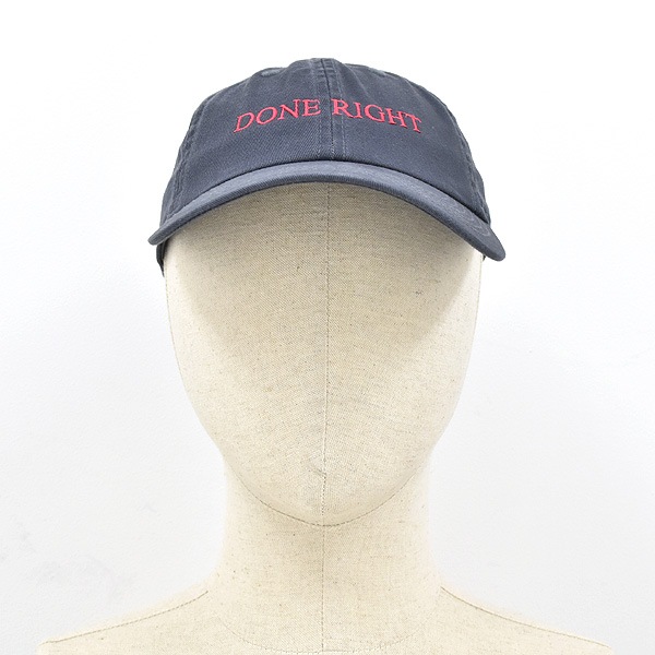 HIGH!STANDARD �ϥ�!����������� WORK SLOGAN "DONE RIGHT" CAP ����å� ˹�� 1018069 ��� ��˥��å����ڥ���å��ݥ��Ȳġ�