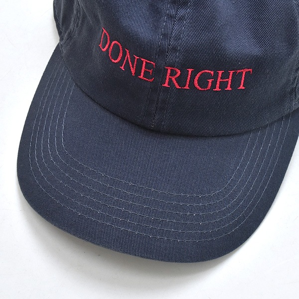 HIGH!STANDARD �ϥ�!����������� WORK SLOGAN "DONE RIGHT" CAP ����å� ˹�� 1018069 ��� ��˥��å����ڥ���å��ݥ��Ȳġ�