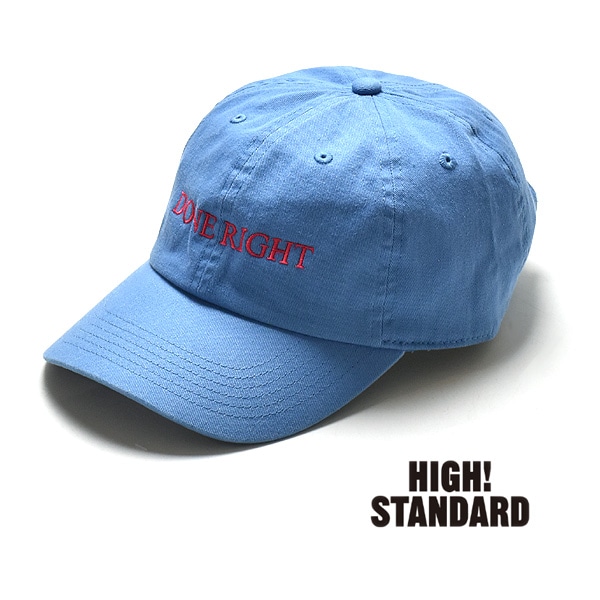 HIGH!STANDARD �ϥ�!����������� WORK SLOGAN "DONE RIGHT" CAP ����å� ˹�� 1018069 ��� ��˥��å����ڥ���å��ݥ��Ȳġ�