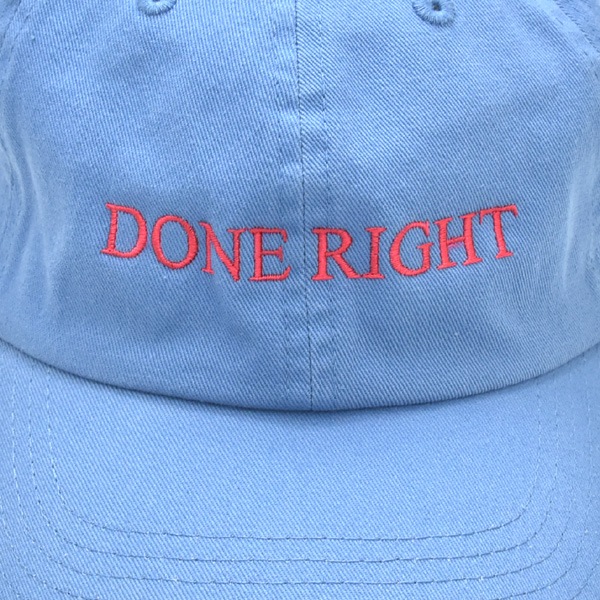 HIGH!STANDARD �ϥ�!����������� WORK SLOGAN "DONE RIGHT" CAP ����å� ˹�� 1018069 ��� ��˥��å����ڥ���å��ݥ��Ȳġ�