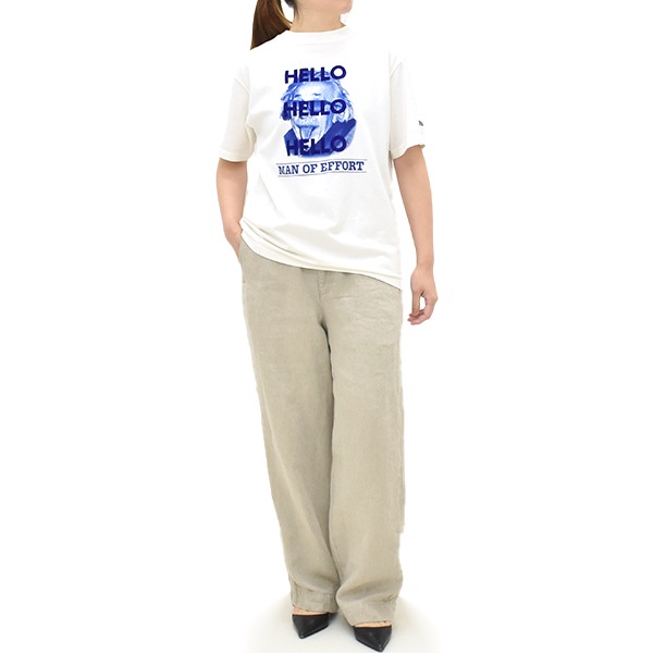 ��26SS��Oblada ���֥�� LINEN DENIM PANTS ��ͥ� �ǥ˥� �ѥ�� S2610PT09 ��ǥ�����������̵����