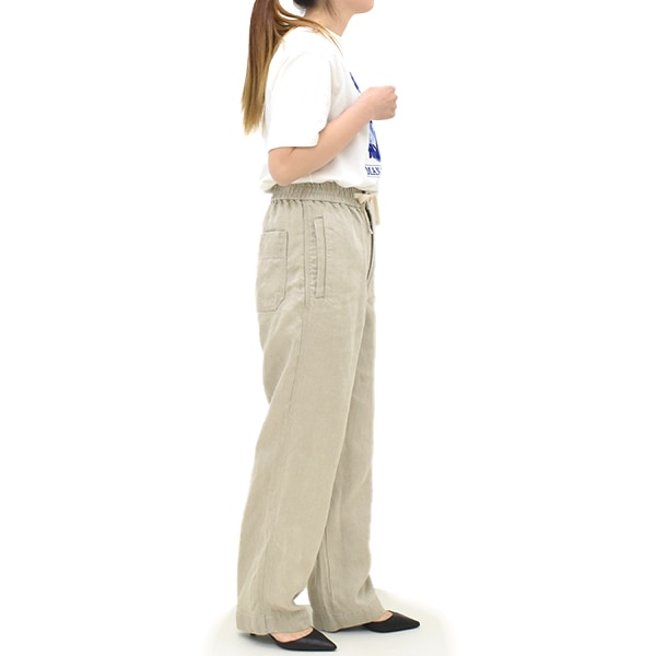 ��26SS��Oblada ���֥�� LINEN DENIM PANTS ��ͥ� �ǥ˥� �ѥ�� S2610PT09 ��ǥ�����������̵����