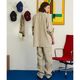 ��26SS��Oblada ���֥�� LINEN DENIM PANTS ��ͥ� �ǥ˥� �ѥ�� S2610PT09 ��ǥ�����������̵����