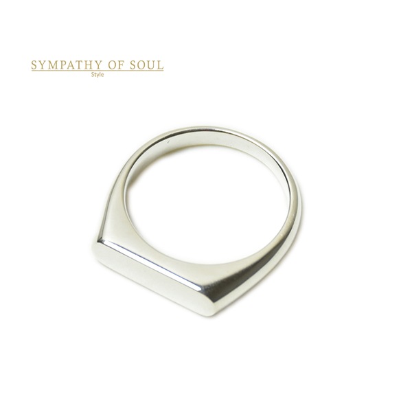 SYMPATHY OF SOUL Style ����ѥ������֥����륹������ Thin Signet Ring ���� �����ͥå� ��� STR2302S ��ǥ�����������̵����