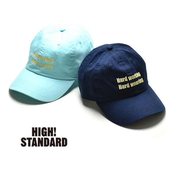 HIGH!STANDARD �ϥ�!����������� WORK SLOGAN "HARD WORKING" CAP ����å� ˹�� 1018070 ��� ��˥��å����ڥ���å��ݥ��Ȳġ�