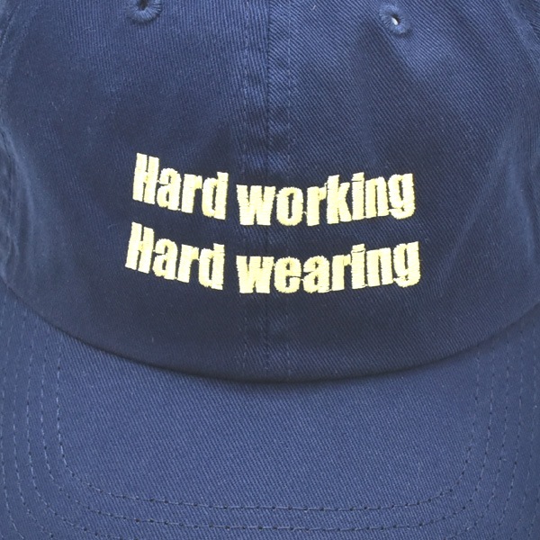 HIGH!STANDARD �ϥ�!����������� WORK SLOGAN "HARD WORKING" CAP ����å� ˹�� 1018070 ��� ��˥��å����ڥ���å��ݥ��Ȳġ�
