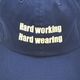 HIGH!STANDARD �ϥ�!����������� WORK SLOGAN "HARD WORKING" CAP ����å� ˹�� 1018070 ��� ��˥��å����ڥ���å��ݥ��Ȳġ�