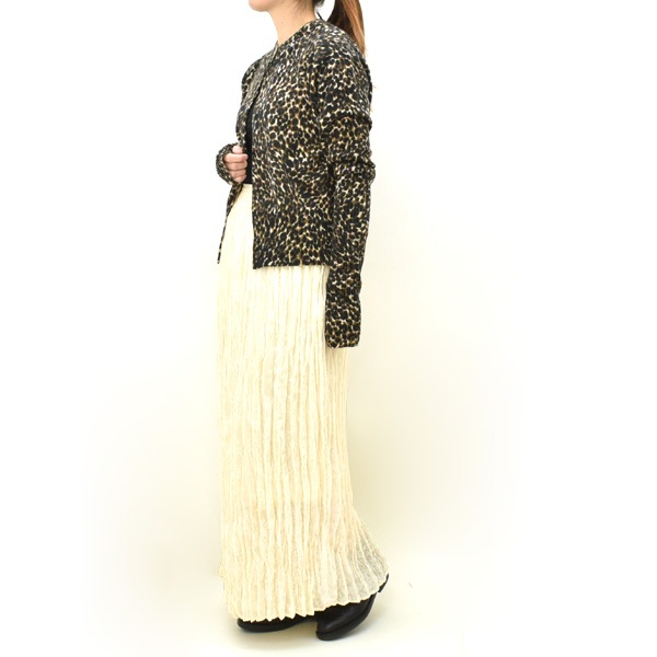 ��2025AW HOLIDAY COLLECTION��THE SHINZONE ���󥾡��� LEOPARD LONG RIB KNIT CARDIGAN �쥪�ѡ��� ���� ��� �˥å� �����ǥ����� 25AMSNI14 ��ǥ�����������̵����