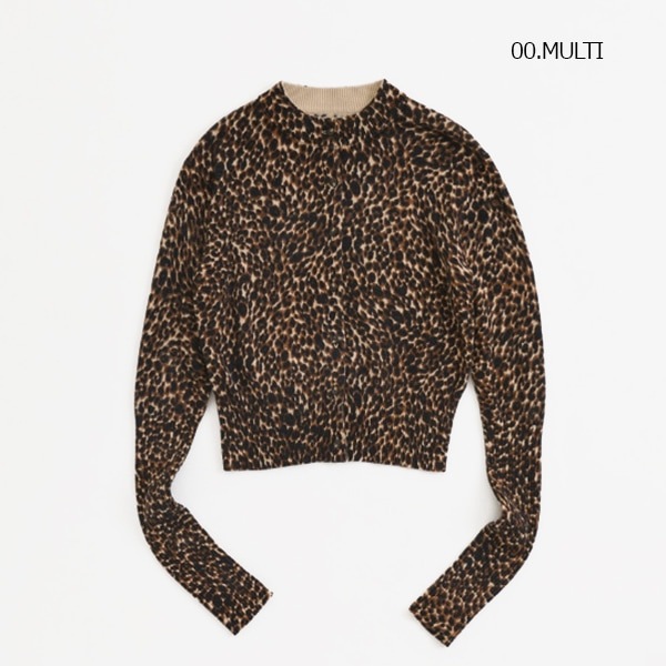 ��2025AW HOLIDAY COLLECTION��THE SHINZONE ���󥾡��� LEOPARD LONG RIB KNIT CARDIGAN �쥪�ѡ��� ���� ��� �˥å� �����ǥ����� 25AMSNI14 ��ǥ�����������̵����