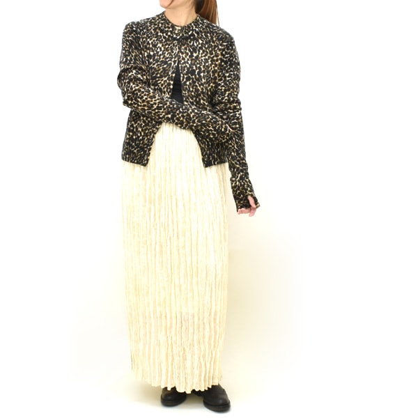 ��2025AW HOLIDAY COLLECTION��THE SHINZONE ���󥾡��� LEOPARD LONG RIB KNIT CARDIGAN �쥪�ѡ��� ���� ��� �˥å� �����ǥ����� 25AMSNI14 ��ǥ�����������̵����