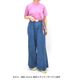 MEYAME ���� �����ɥ饤��磻�ɥǥ˥�ѥ�� "WASHED DENIM SIDE LINE WIDE PANTS" MEY-2421-2 ��ǥ�����������̵����