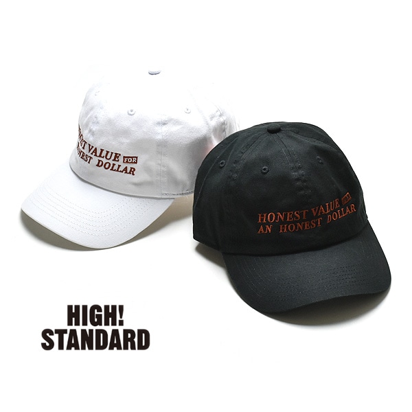 HIGH!STANDARD �ϥ�!����������� WORK SLOGAN "HONEST VALUE" CAP ����å� ˹�� 1018071 ��� ��˥��å����ڥ���å��ݥ��Ȳġ�