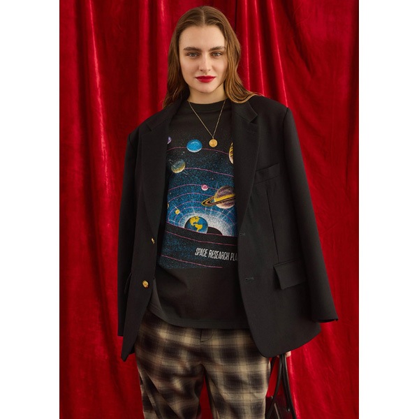 ��26FW��Oblada ���֥�� PLANET TEE �ץ�ͥå� �ץ���T����� F2610CU11������̵���ۡ����ͽ���