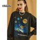 ��26FW��Oblada ���֥�� PLANET LONG TEE �ץ�ͥå� �ץ��� ����T����� F2610CU12������̵���ۡ����ͽ���