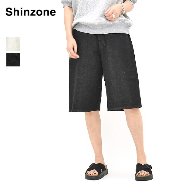 THE SHINZONE シンゾーン COTTON LINEN BERMUDA PANTS コットンリネン