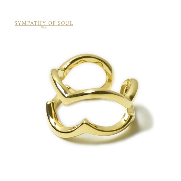 SYMPATHY OF SOUL Style ����ѥ������֥����륹������ Cloud Circle Ring Gold ���饦�� �������� ��� ������� STR2602SGP ��ǥ�����������̵����