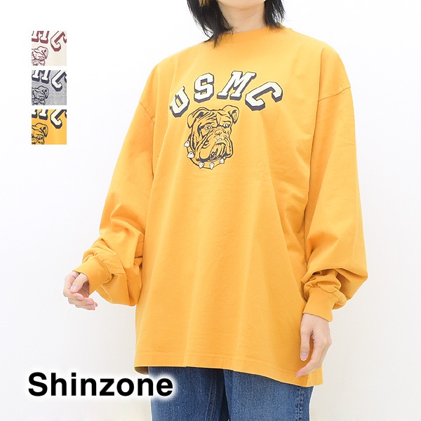 THE SHINZONE シンゾーン ブルドッグプリントロンT 