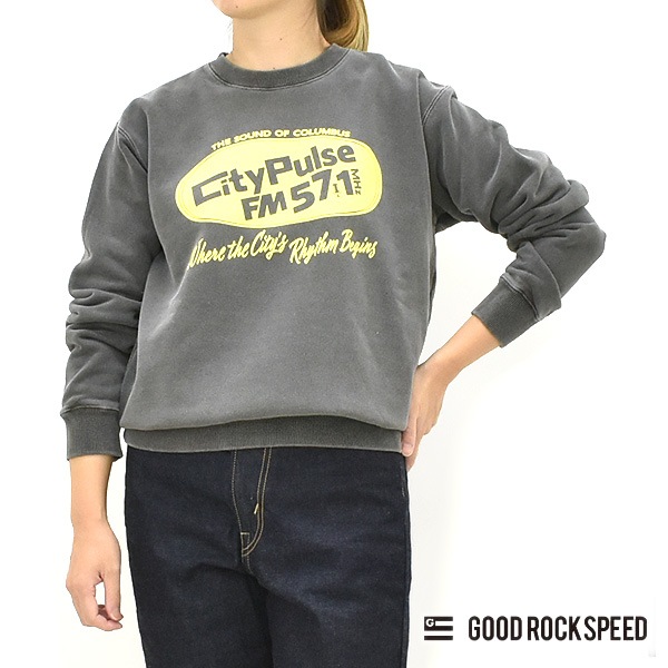 【GOOD ROCK SPEED】CITY HALL PARKスウェット　グレー GOOD ROCK SPEED グッドロックスピード City Pulse オリジナル