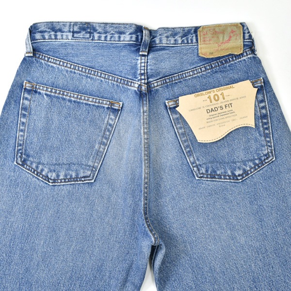 orSlow  101 DAD'S FIT PANTS 磻 ǥ˥ѥ 95.桼 DENIM USED 01-1010W-95̵