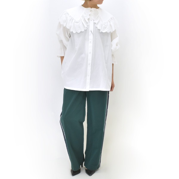 25AWTHE SHINZONE 󥾡 LACE COLLAR BLOUSE 졼 顼 ֥饦 25AMSBL02  ǥ̵