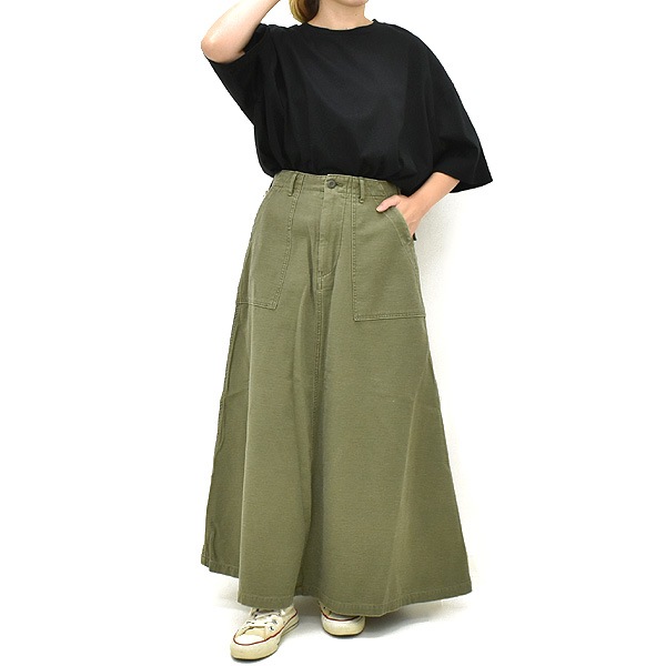 orSlow  FATIGUE SKIRT եƥ DARK OLIVE 00-4204-77 ǥ̵