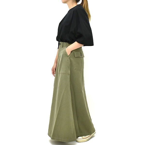 orSlow  FATIGUE SKIRT եƥ DARK OLIVE 00-4204-77 ǥ̵