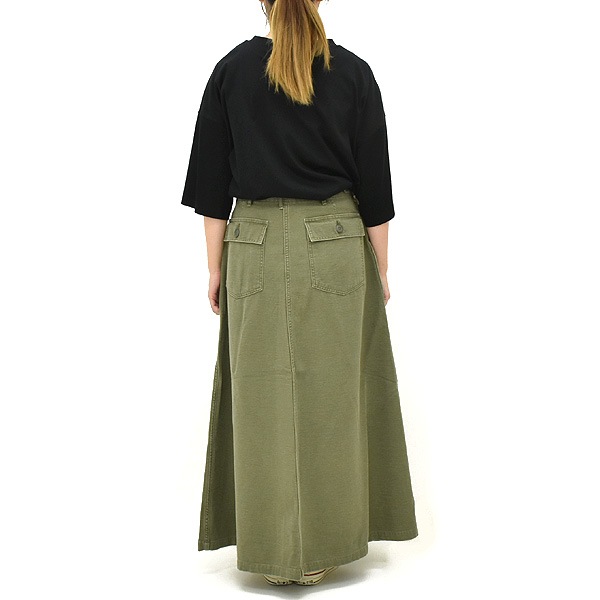 orSlow  FATIGUE SKIRT եƥ DARK OLIVE 00-4204-77 ǥ̵