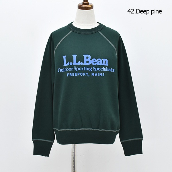 L.L.Bean Japan Edition ���륨��ӡ��� ����ѥ󥨥ǥ������ Portage Crewneck Sweatshirt �ݡ��ơ��� ���롼�ͥå� �������åȥ���� 6475-5139 ��ǥ�����