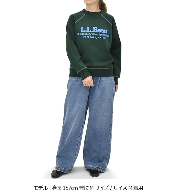 L.L.Bean Japan Edition ���륨��ӡ��� ����ѥ󥨥ǥ������ Portage Crewneck Sweatshirt �ݡ��ơ��� ���롼�ͥå� �������åȥ���� 6475-5139 ��ǥ�����